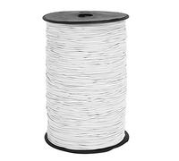 Corde Élastique Ronde 1,5mm, Fil Extensible 500m, Cordage pour Couture et Artisanat - Haute Élasticité, Résistante et Facile à Couper, Idéale pour DIY et Confection