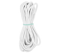 Corde Élastique Ronde 7mm 10m, Forte Élasticité, Blanc - Durable, Facile à Couper, Parfaite pour Couture et DIY