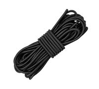 Corde élastique solide de 20 mètres, blanche et noire, de 1 à 5 mm, pour la couture de vêtements et les accessoires de bricolage.,Noir,1mm
