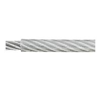 Corde en acier galvanisé dörner + helmer 190041 (Ø x L) 2 mm x 120 m transparent