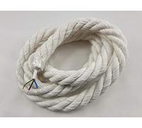 Corde en coton de 30 mm avec câble d'alimentation intégré/intégré