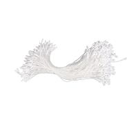 Corde en coton pour étiquettes volantes - Attache à crochet à boucle à mousqueton facile et rapide à attacher pour des étiquettes de prix sécurisées Vêtements de mode Vêtements, 20cm 1200PCS Blanc