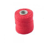 Corde en Coton Rouge 1 mm 65 m 50 g