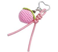 Corde En Cuir Fraise À Fraise À Fruits Trasse Truise Fruits Pendant Pour Clés Accessoires Charme Tressée Main