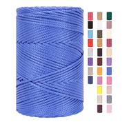 Corde en fil de 3 mm X 225 m pour le crochet - Fil de macramé - Sacs - Fil de coton - Fil de boulanger - Cordon en coton - Corde en macramé - Fil de coton - Fil de coton tressé - Fil textile - Paniers