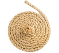 Floordirekt Corde en Jute d'escalade - 30 m - 14 mm d'épaisseur - Corde en Jute 100% Naturelle - Très Solide - pour Le Sport. la décoration de Jardin. Les travaux manuels. l'arbre à Chat