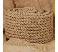 vidaXL Corde de jute 100 m – 16 mm d'épaisseur – Beige