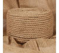 vidaXL Corde de jute 25 m de long 12 mm d'épaisseur