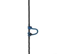 Corde en nylon à boucle en D pour libérer les cordes d'arc composé et l'anneau encoche pour favoriser la stabilité de la flèche pendant les phases de tirage et de libération (bleu)