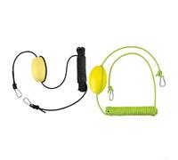 Corde en nylon avec flotteur en PVC, idéale pour garder vos accessoires flottants pendant le kayak, comprend des clips en acier inoxydable (B)