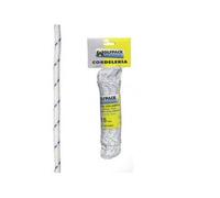 Corde en nylon haute résistante blanc/bleu (écheveau 15 m)