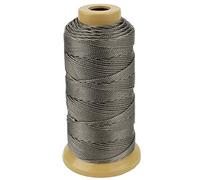 Corde en Nylon Torsadée Corde de Ficelle pour Marquer des Projets de Bricolage de Jardinage Crafting Maçonnerie (1.5mm-328 Feet, Gris)