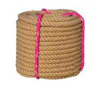 Corde en Polyester, 16 à 102 Pieds de Corde torsadée en Jute de 1/2 à 2 Pouces for Garde-Corps, quais, Artisanat(D 1/2",L 19m/62.3ft)