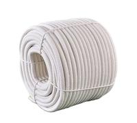 Corde en Polyester, Corde tressée en Coton Blanc 10-40 mm 10-50 m(D 14mm/0.55",L 40m/131ft)