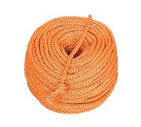 Corde en Polyester de 8 mm - 30 mètres, idéale pour Les Loisirs créatifs, Le Jardinage et la Construction de terrasses ; Peut être utilisée pour des projets de Bricolage, des créations artis