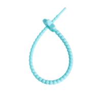 Corde en silicone colorée en forme d'étoile à cinq branches de 22 cm pour bijoux, chaînes, accessoires, étiquettes de robe, corde de données, bande de liaison autobloquante, taille unique, Comme