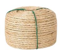 Corde en sisal pour Arbre à Chat, 50 m, diamètre 5 mm, Corde Naturelle de Remplacement pour Arbre à Chat, réparation, Restauration, griffoir Monter soi-même
