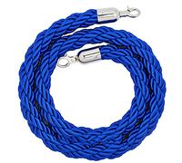 Corde en velours, cordes de barrière avec crochet argenté, corde de contrôle des foules pour séparateur de file d'attente, cordes de barrière d'attente d'obstacles, barrière de sécurité de corde corde