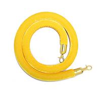 Corde en velours doux de 2 m avec mousse flexible et anneau, idéale pour une utilisation en intérieur/extérieur dans les restaurants, théâtres, événements - Rouge