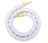 Corde en velours rouge de 3 m avec crochet poli, parfaite pour les plans d'événements, la gestion des files d'attente, les grands opes, les hôtels, les tapis rouges, la décoration de fête et les