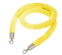 Corde en velours, Stanchion Velvet Rope Barriers for Stanchion Posts Queue Pole, Barrière de sécurité en corde avec boutons-pression polis, corde de barrière de barrière de queue de Stanchion noire