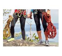 Corde escalade statique 10 mm de diamètre 30 mètres de long couleur orange pour alpinisme alpinisme descente