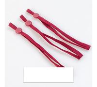Corde Extensible à Coudre, Corde élastique, Boucle élastique Réglable, Corde, Corde Extensible, pour Accessoire De Bouche De DIY, Claret, 50pcs