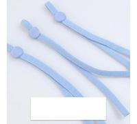Corde Extensible à Coudre, Corde élastique, Boucle élastique Réglable, Corde, Corde Extensible, pour Accessoire De Bouche De DIY, Sea Blue, 100pcs