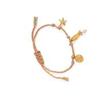 Corde fabriquée à la main avec motif de vagues marines avec perles d'étoile de mer et nœud réglable pour les amateurs de mode, フリーサイズ