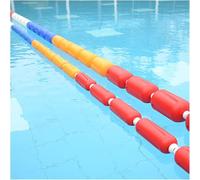 Corde flottante de séparation pour piscine, corde de sécurité pour zone dangereuse, corde flottante, séparateur de sécurité pour piscine, extrémité peu profonde, pour intérieur et extérieur,