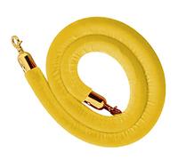 Corde industrielle de barrières de file d'attente de poteau de VIP, corde de contrôle des foules d'hôtels de restaurants, for les grandes ouvertures de salles de cinéma/(Yellow,Length 0.9M/3Ft/36In)