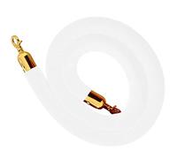 Corde industrielle de barrières file d'attente poteau VIP, corde contrôle des foules d'hôtels restaurants, for les grandes ouvertures salles cinéma/(White,Length 1.7M/5.6Ft/67In)