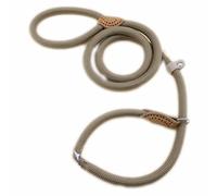 Corde Laisse pour Chien 2 en 1 Collier Laisse de Dressage Corde d'entraînement Chien Lasso Sangle de Glissement 1.5M Longue Chaîne éducative Plomb Formation l'Obéissance Pet Leads (XL, Kaki - 1.5M)