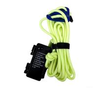 Corde lumineuse LED de 300 cm avec 8 modes, parfaite pour le camping, la randonnée et la sécurité en plein air (300 cm, jaune clair)
