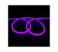 Corde lumineuse néon LED étanche de 6mm, bande de Silicone Flexible basse tension 12V, 2M(Purple)