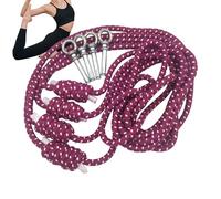 Corde murale en coton souple pour exercices de yoga | Kit de corde murale de yoga pour la pratique de studio, la rééducation, le pilates et la danse, le spagat, le ballet aérien