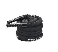 Fit & Rack Corde ondulatoire Compétition 10 m Noir