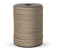 Corde Paracorde À 9 C?urs,Standard Militaire 100/50m 550,4mm,Cordon De Parachute Extérieur,Parapluie De Survie,Tente,Lanière,Corde À Linge.9c Beige.100m