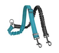 Corde pour animaux de compagnie - Double traction réfléchissante pour chiot, laisse de marche sans nœuds | Matériau en nylon robuste, réglable pour les petites et grandes races, idéal pour l'entraînem