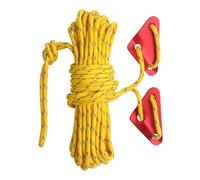 Corde pour Auvent - 10 Mètres Cordes Camping avec Tendeur Réglable pour Tente,Accessoires de Camping Polyvalents Corde Longue pour Hommes Femmes Voyage Jardin Arrière Cour