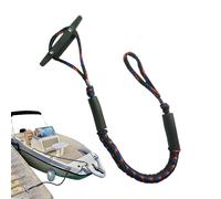 Corde pour bateau avec boucle pour amarrage, ligne d'amarrage d'ancrage avec poignée - Câble d'arrimage pour sécurité en kayak, ponton, canoë, ski nautique