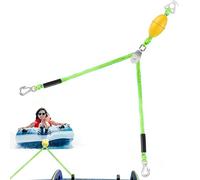 Corde pour bouée tractable - 2 Crochets multifonctionnels Portables - Barre de remorquage pour bouée | pour, Radeau, Canapé, Extérieur, Eau, Lac, Rivière, Étang, Piscine, Plage