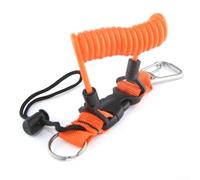 Corde pour caméra de plongée de qualité professionnelle en acier inoxydable 316 robuste et résistant (orange)