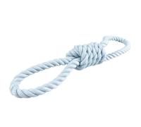 Corde pour chien à tirer avec 2 boucles Duvoplus Flossy Bleu 40 cm / 230 g