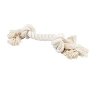 Corde pour chien avec 2 nœuds Duvoplus Eco Blanc XL / 55 cm / 500 g