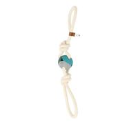 Corde pour chien avec balle D&D Home Yara Lagoon Bleu 66x8x8 cm