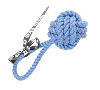 Corde pour chien avec boucle Ebi Are You Knots Bleu 25x9x9 cm