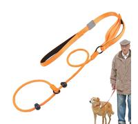 Corde pour Chien - Corde de Laisse renforcée Confortable pour Chien, Conception de câble d'attache Robuste, poignée rembourrée épaisse et tressée | Manipulation fiable et Robuste pour Races de Taille