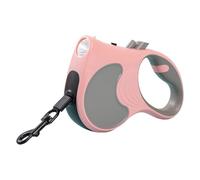 Corde pour chien de traction - Laisse rétractable à LED, poignée antidérapante pour charges | Laisse d'entraînement de 16 pieds avec blocage du frein à bouton pour chiens de taille maximale