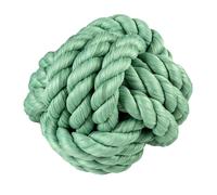 Corde pour chien en sweater avec balle Duvoplus Vert 9x9x9 cm